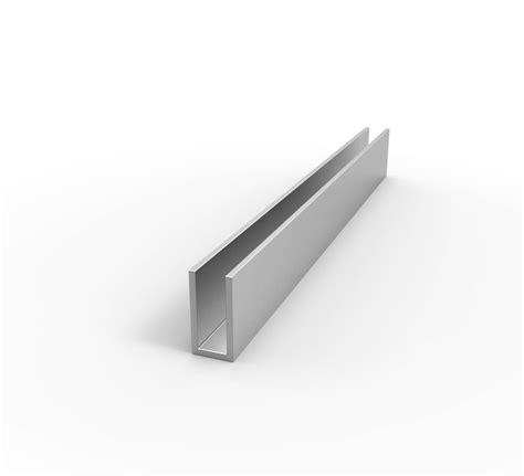 aluminum channel 4 inches wide.